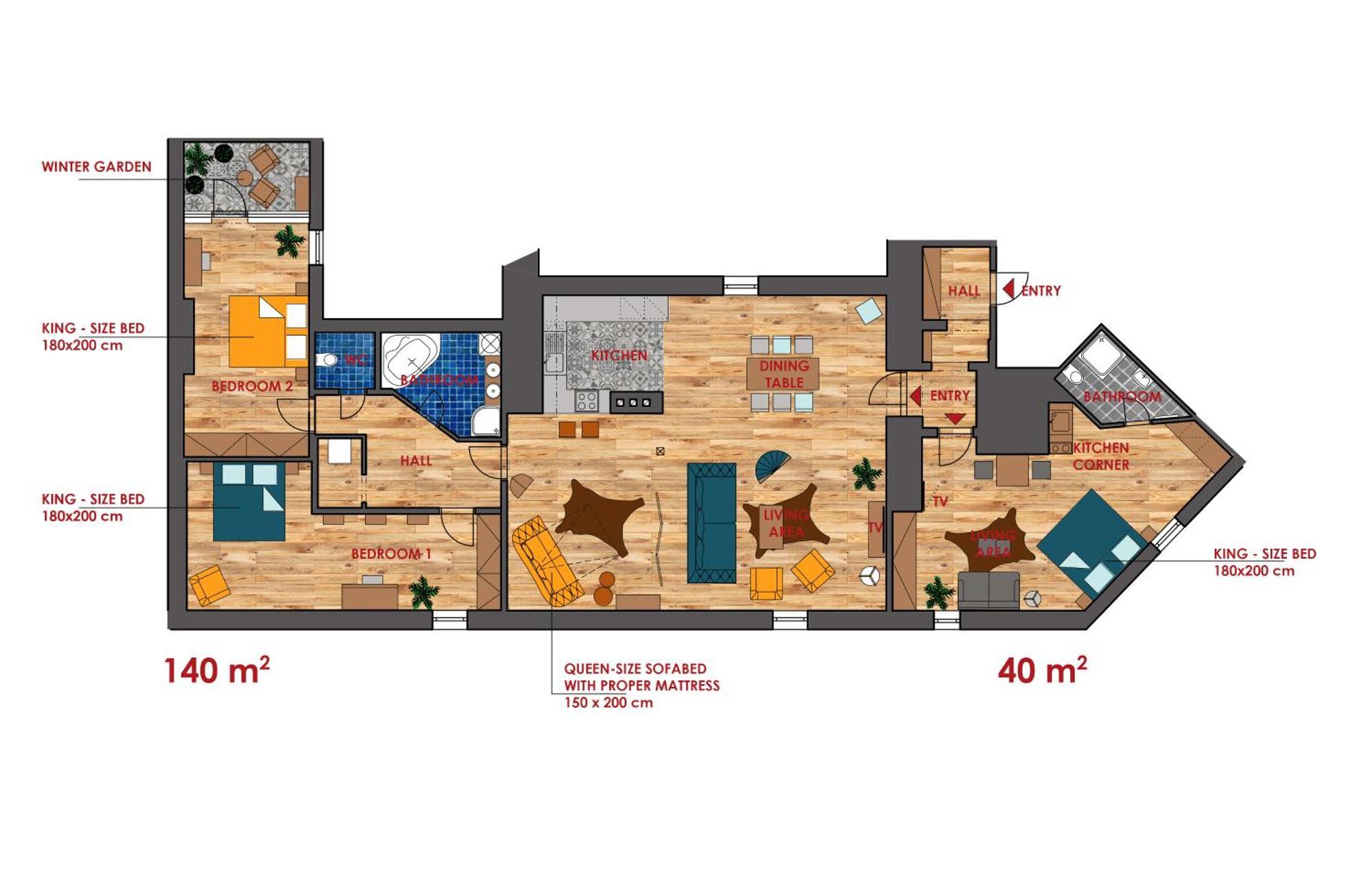 Bohemian Chic 2 Bedroom 2 Bathroom Loft With Hanging Chair Praha Exteriér fotografie