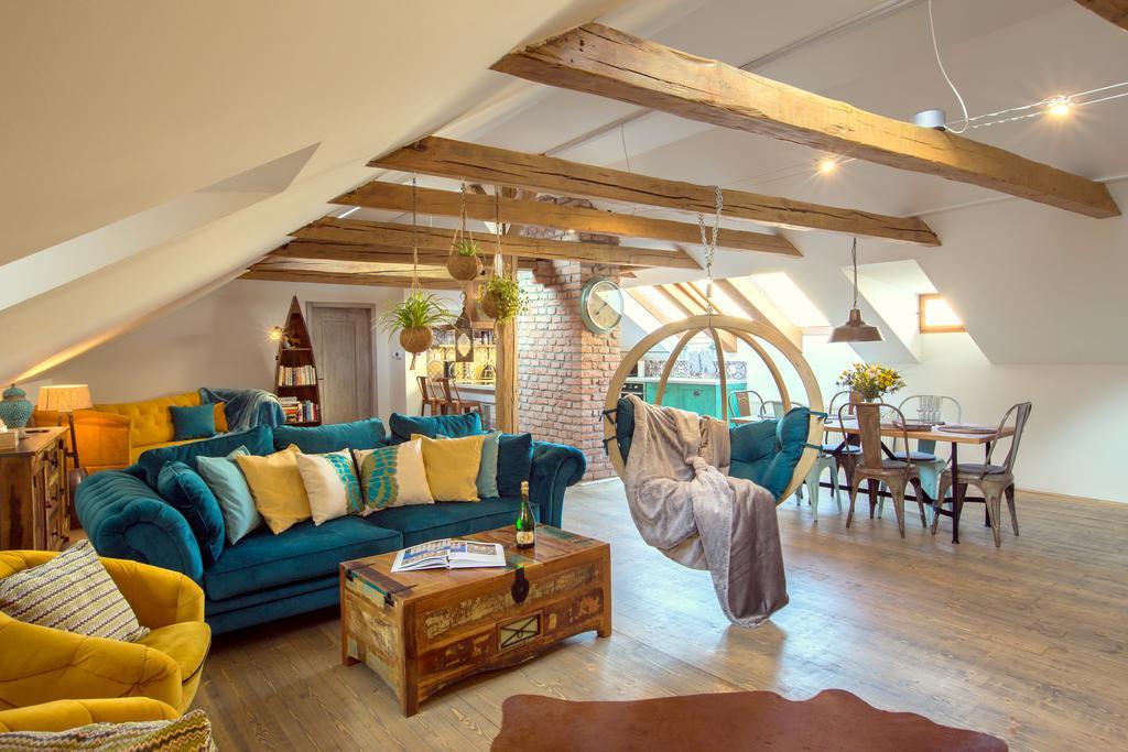 Bohemian Chic 2 Bedroom 2 Bathroom Loft With Hanging Chair Praha Exteriér fotografie